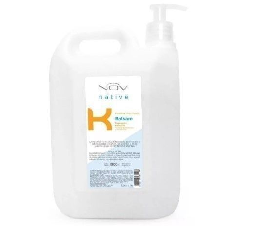 Balsam Nov Keratina Hidrolizada 1900ml con Bomba Dosificadora