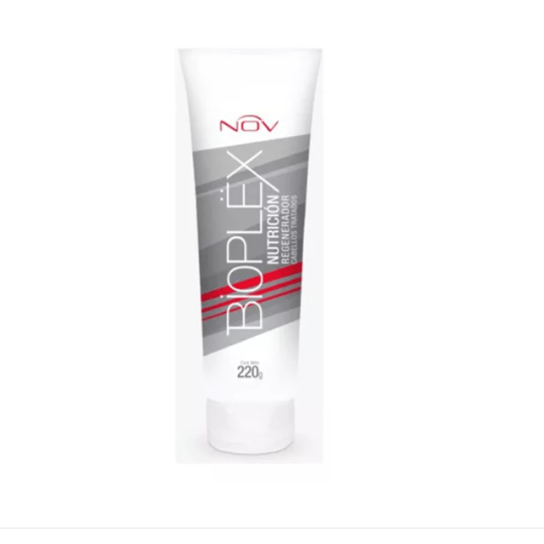 Baño De Crema Nutricion Para Cabello Bioplex Nov Pomo 220gr