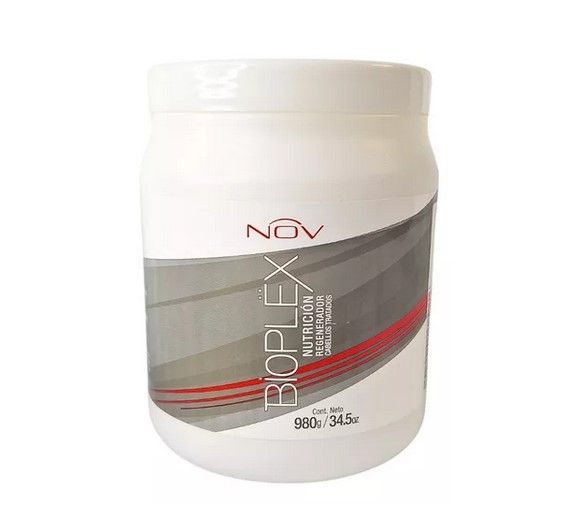 Baño De Crema Nutricion Para Cabello Bioplex Nov Pote 980gr