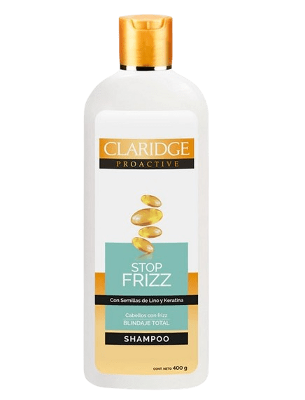 Shampoo Stop Frizz por 400ml. Claridge