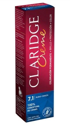 Tintura En Pomo Claridge Rubio Ceniza 7.1