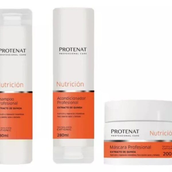 Kit Shampoo + Acondicionador + Nutricion Quinoa - Protenat