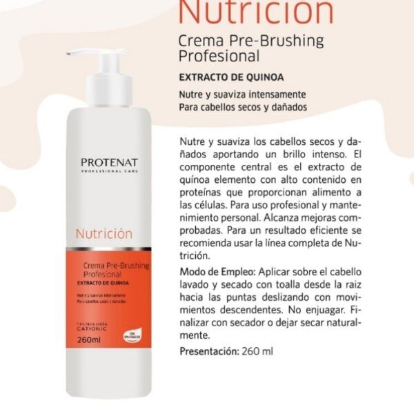 Crema Pre-Brushing Nutricion Protenat