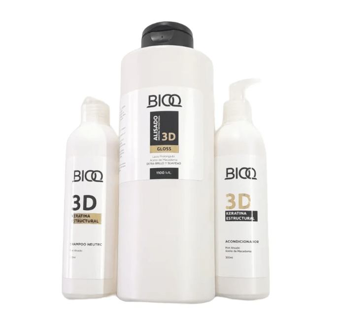 Kit Alisado 3D + Shampoo Neutro + Acondicionar Neutro
