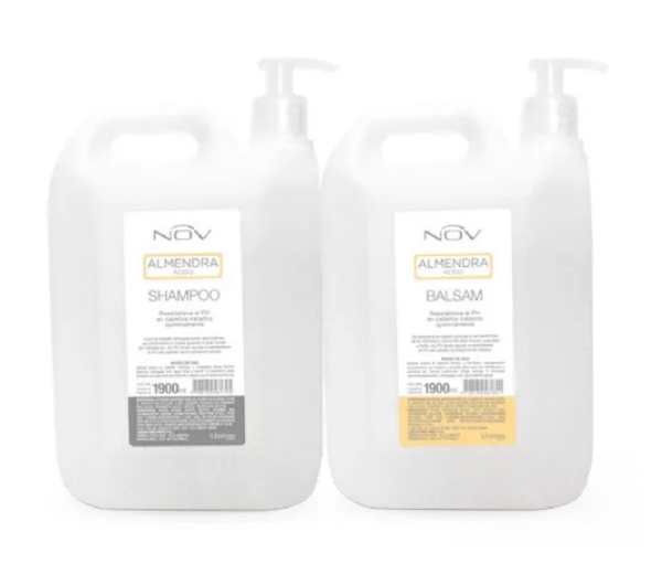 Shampoo Acido Almendras + Balsamo Almendras Nov 1900 Ml.