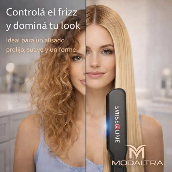 Plancha Pelo Cabello Alisado Profesional Lcd Zurich Titanium