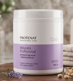 Máscara Profesional Protenat Linea Color Extracto Soja 800 Gr
